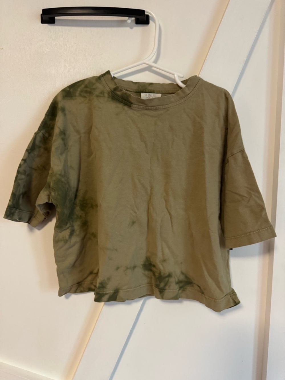 The simple folk Olive Tie-Dye Short Sleeve Tee